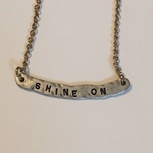 Shine On Silver Necklace